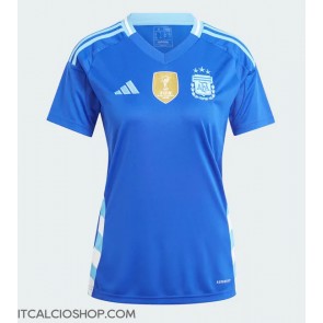 Argentina Seconda Maglia Femmina Copa America 2024 Manica Corta